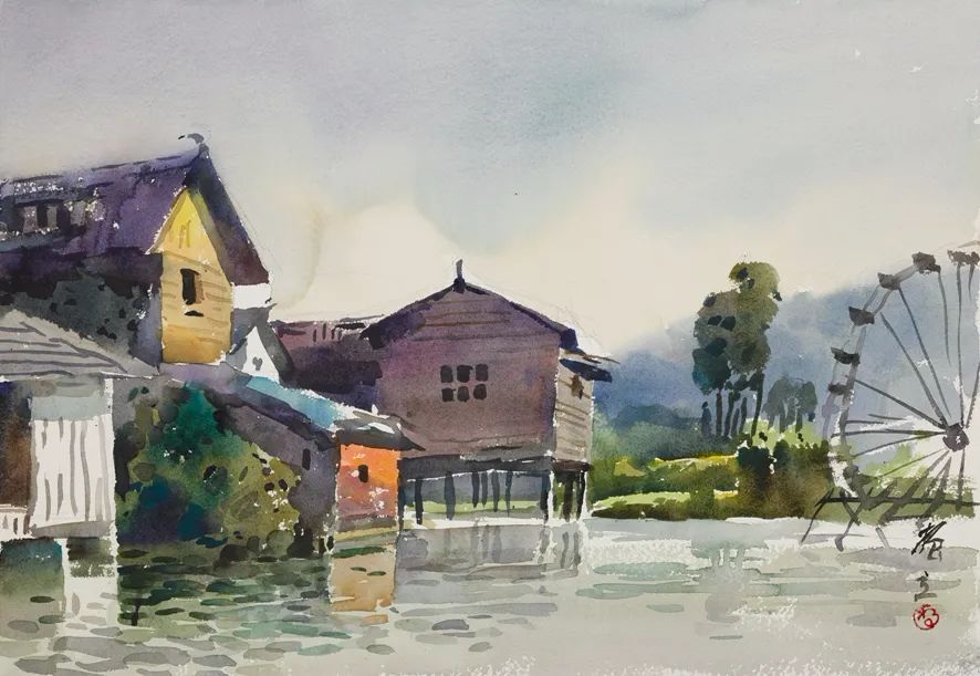 东南艺术馆蒋振立水彩艺术网络展